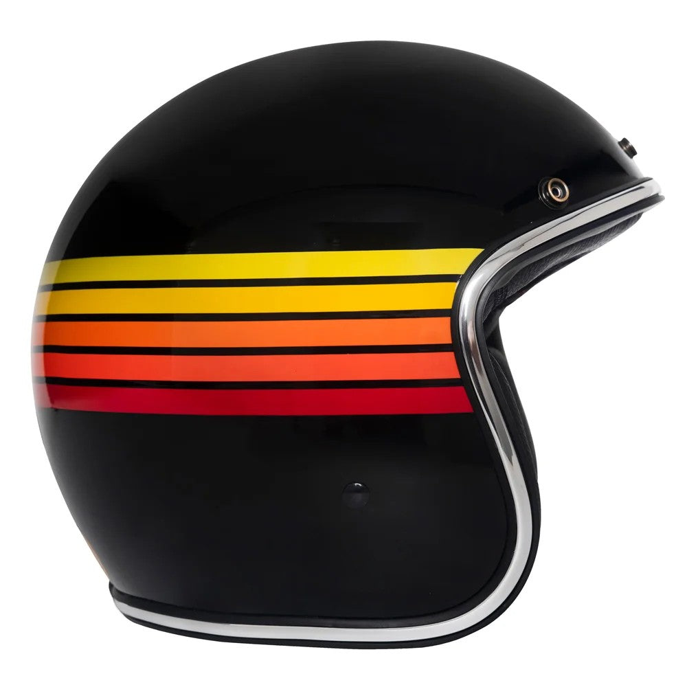 Capacete Urban Tracer Fire Stripes Preto