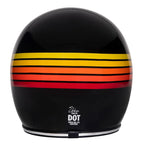 Capacete Urban Tracer Fire Stripes Preto