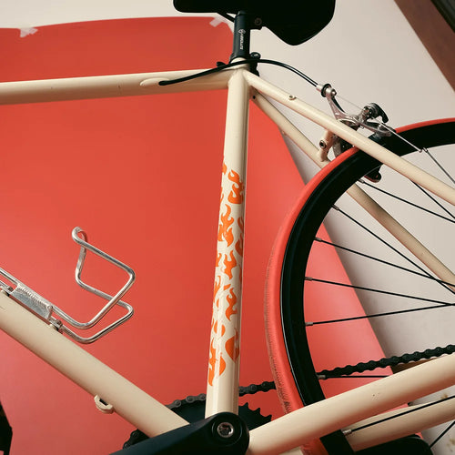 Adesivo Refletivo Urban Sports Flames Laranja