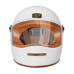 Capacete Urban Bigbore S Camel Leather White