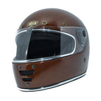 Capacete Urban Cafe Racer Marrom