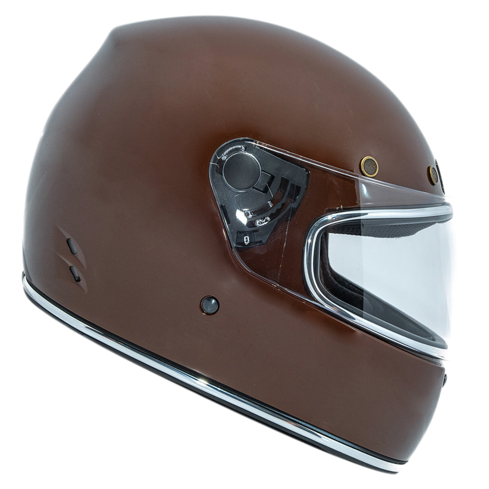 Capacete Urban Cafe Racer Marrom