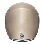 Capacete Urban Cafe Racer Champanhe Flake