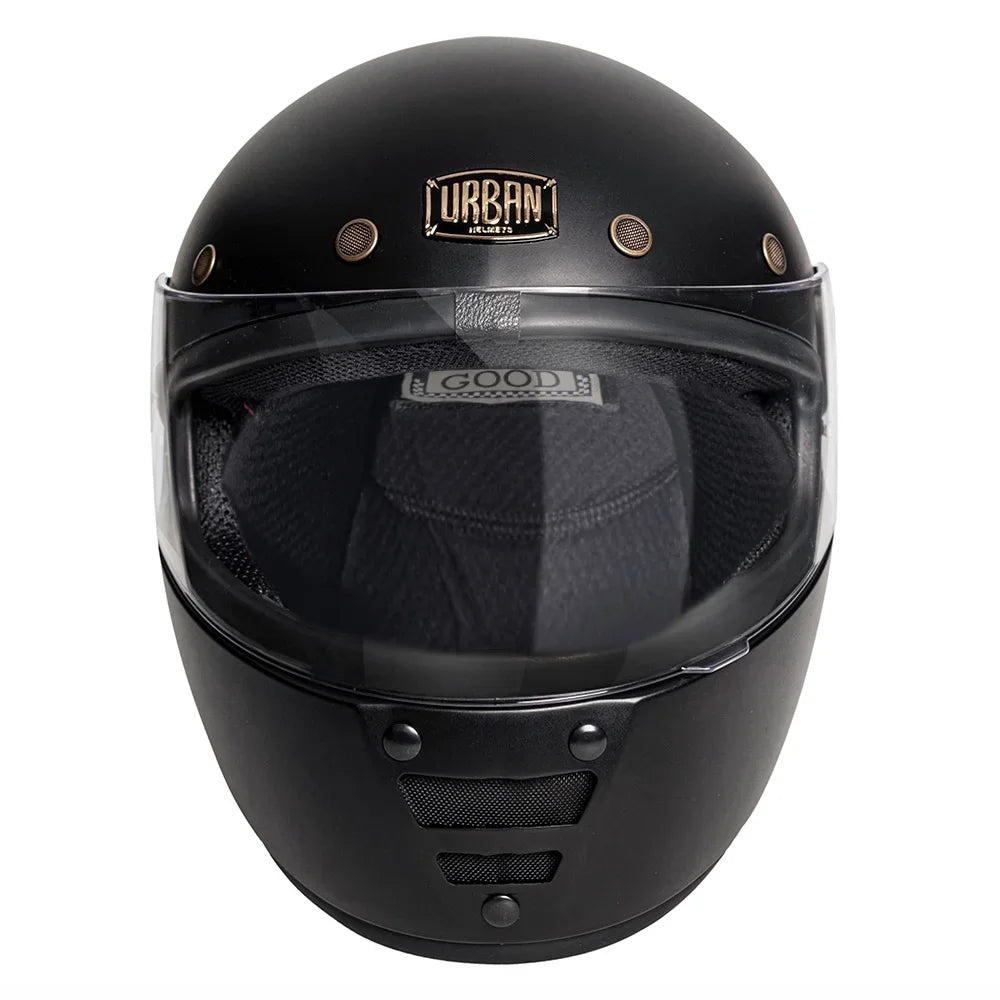 Capacete Urban Cafe Racer Matte Black
