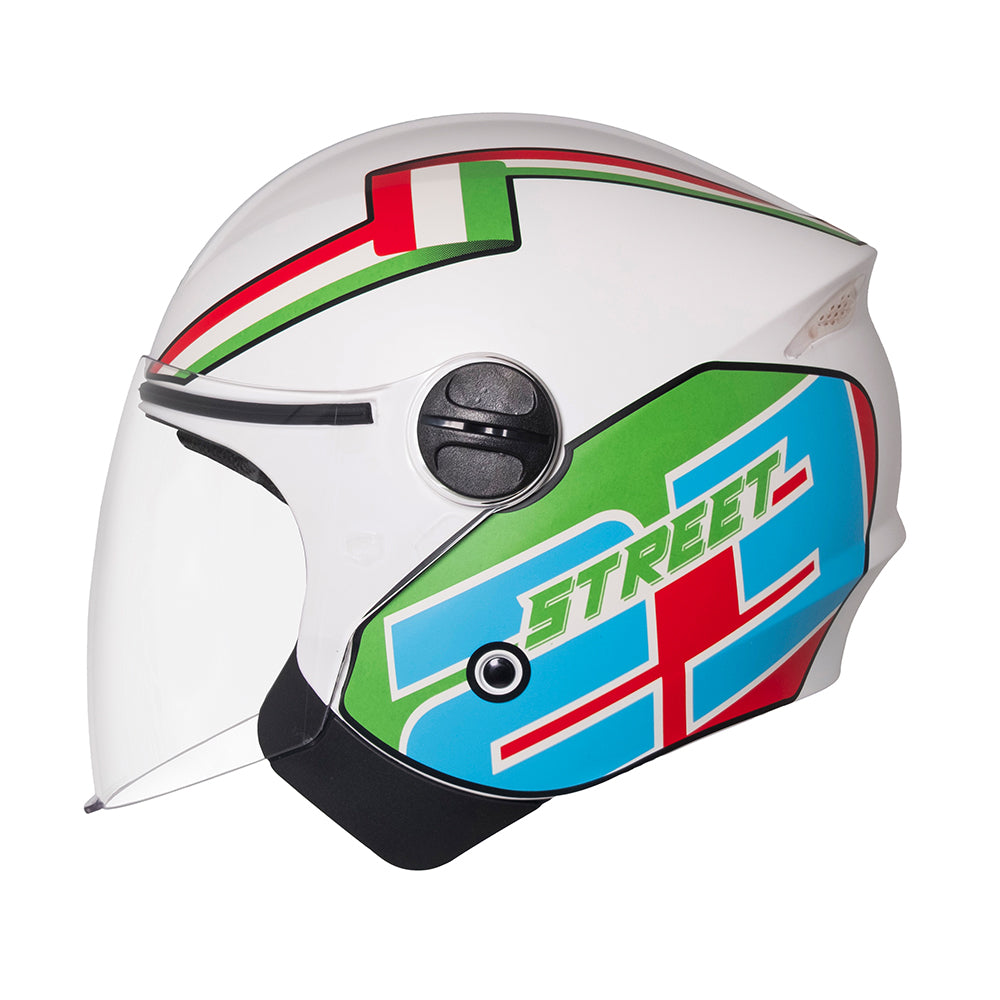 Capacete Joy23 Street Italy Branco Fosco