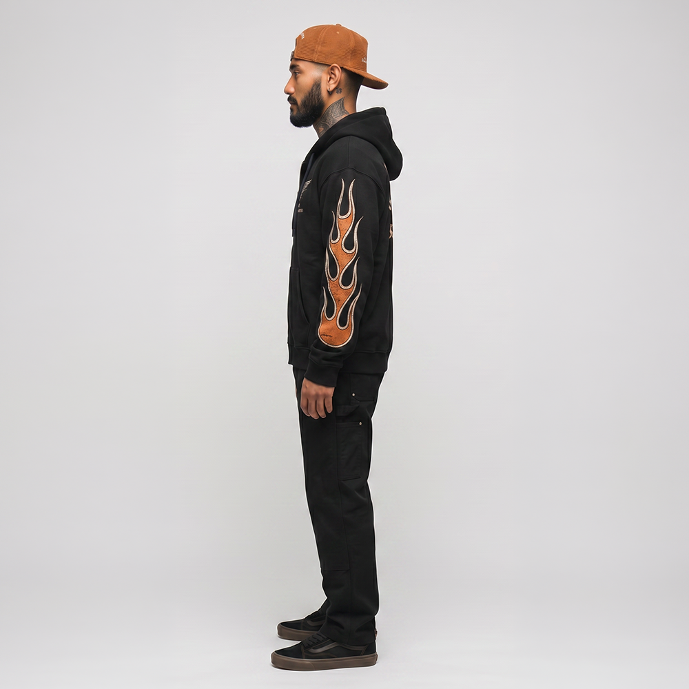 Casaco Urban Black Rock Skull