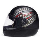Capacete Fórmula 1 Graphic Preto Fosco