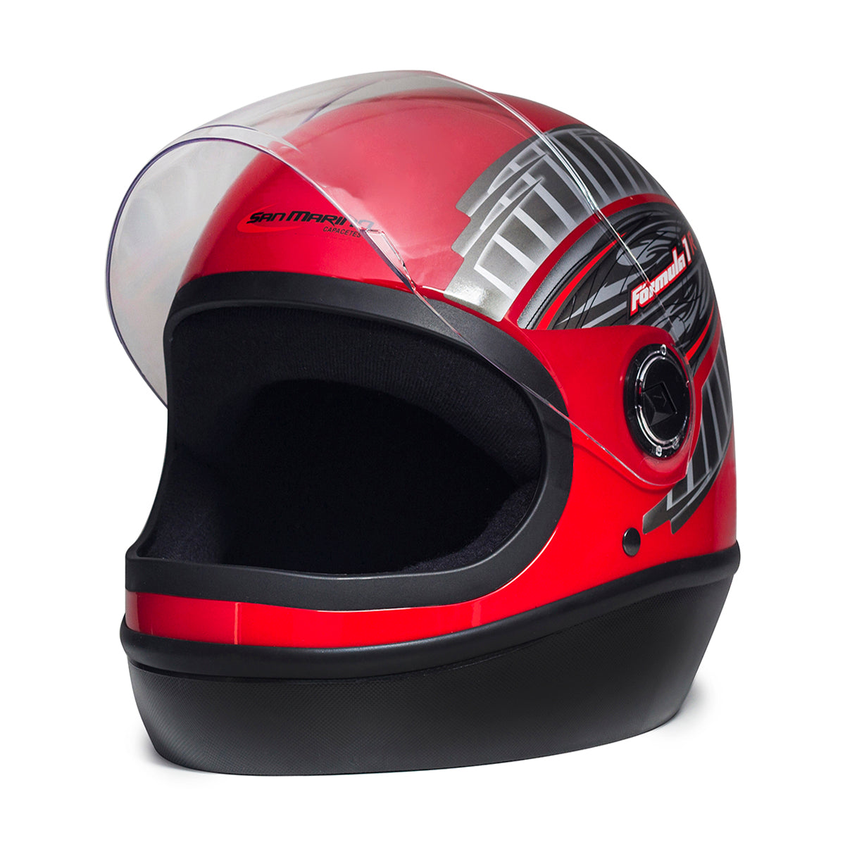 Capacete Fórmula 1 Grafic Vermelho