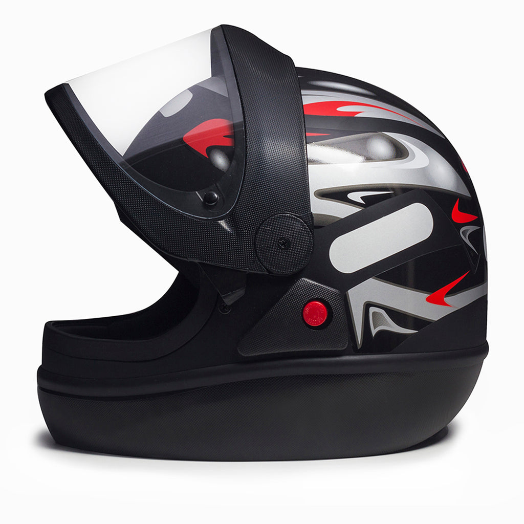 Capacete San Marino Grafic Preto Fosco