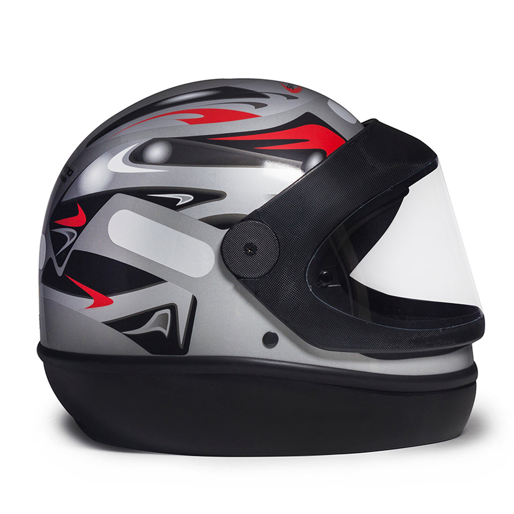 Capacete San Marino Grafic Prata