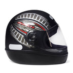 Capacete Fórmula 1 Grafic Preto Fosco