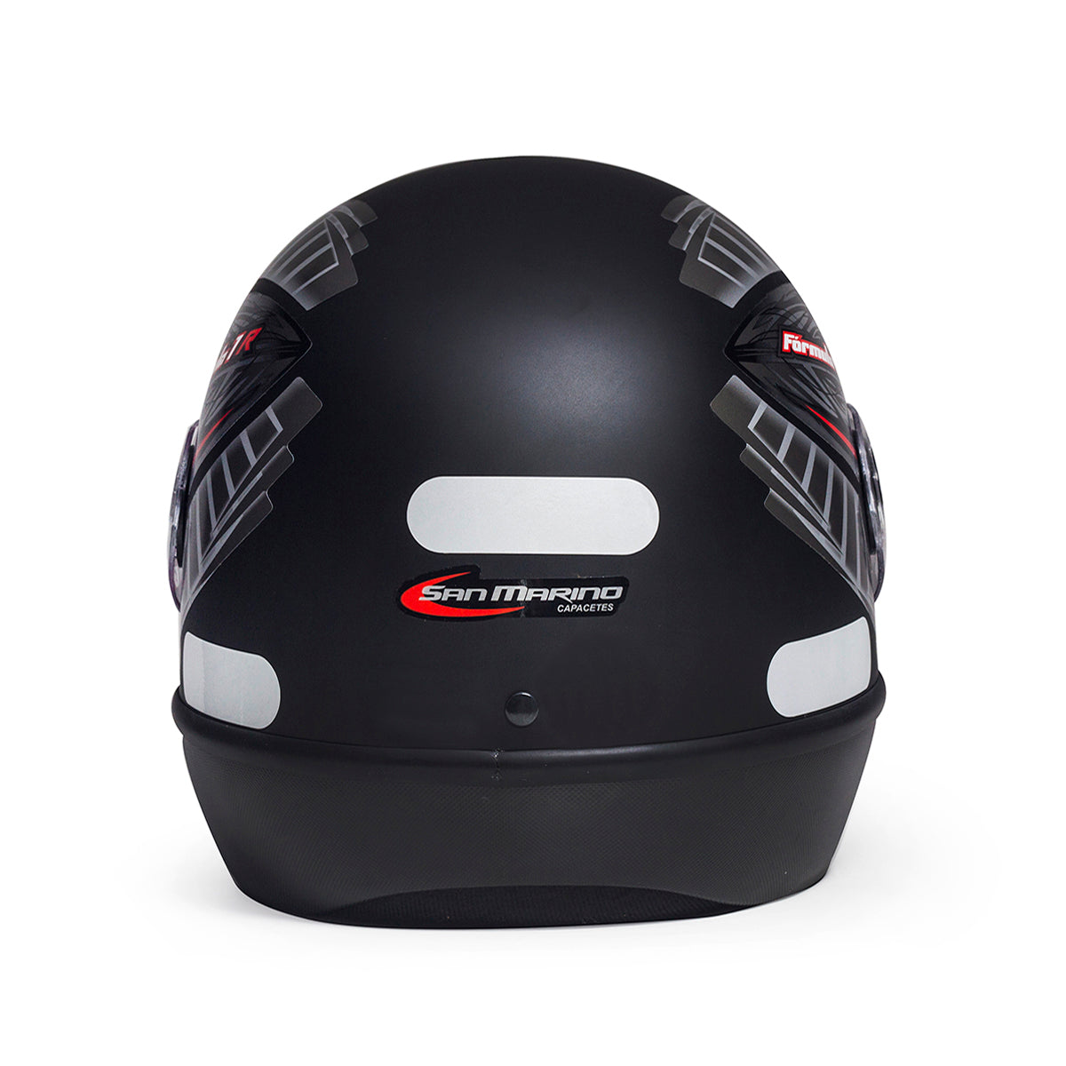 Capacete Fórmula 1 Grafic Preto Fosco