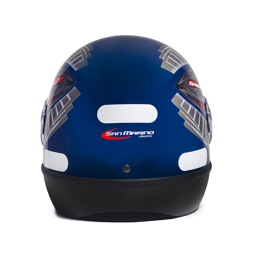 Capacete Fórmula 1 Grafic Azul