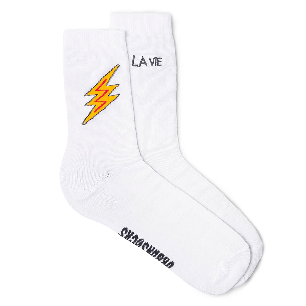Meia Casual Urbansocks La Vie Branca