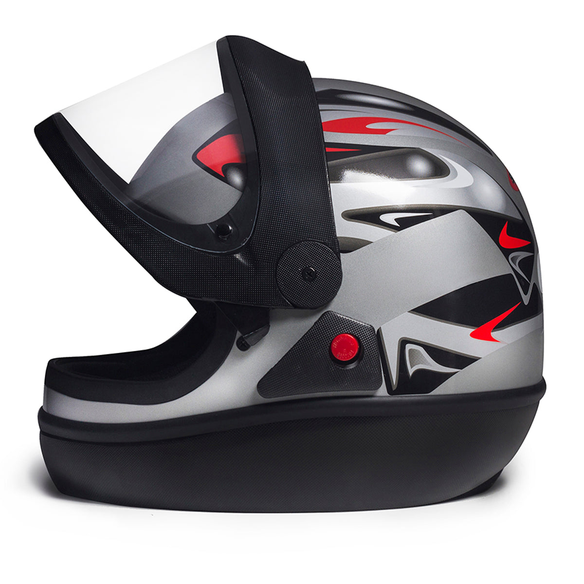 Capacete San Marino Grafic Prata