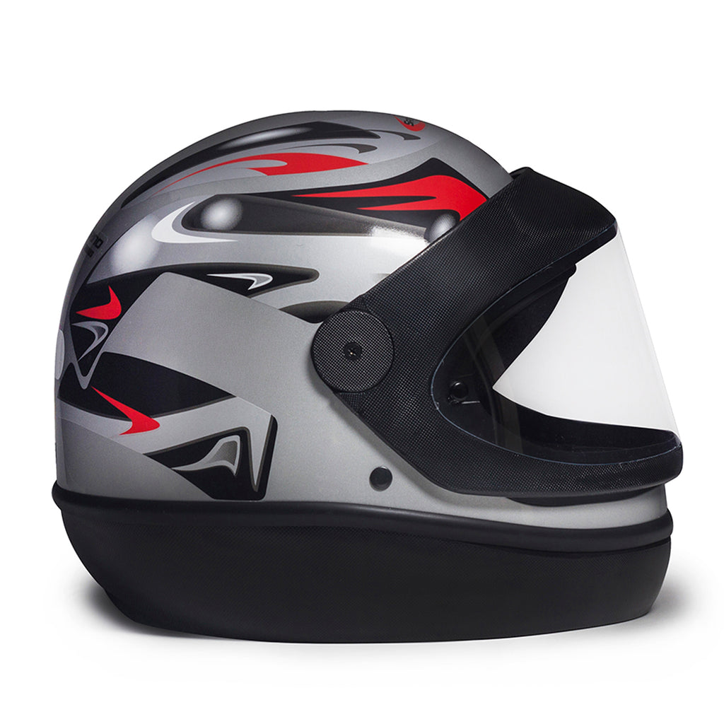Capacete San Marino Grafic Prata