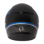 Capacete TH7 Grid Preto e Azul Brilho
