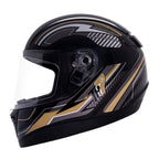 Capacete TH7 Trama Preto Dourado