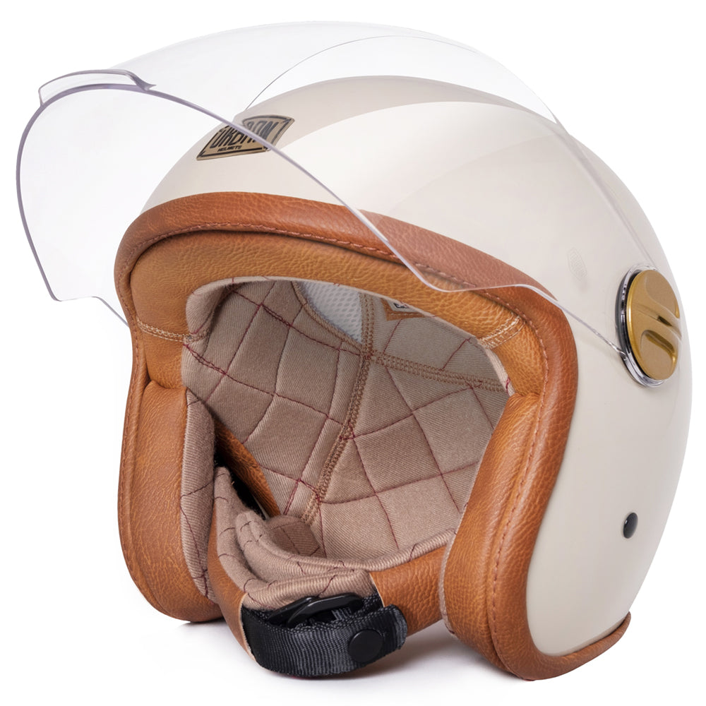 Capacete Urban Tracer S Camel Off-White