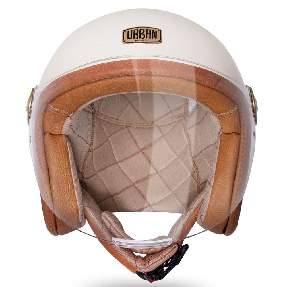 Capacete Urban Tracer S Camel Off-White