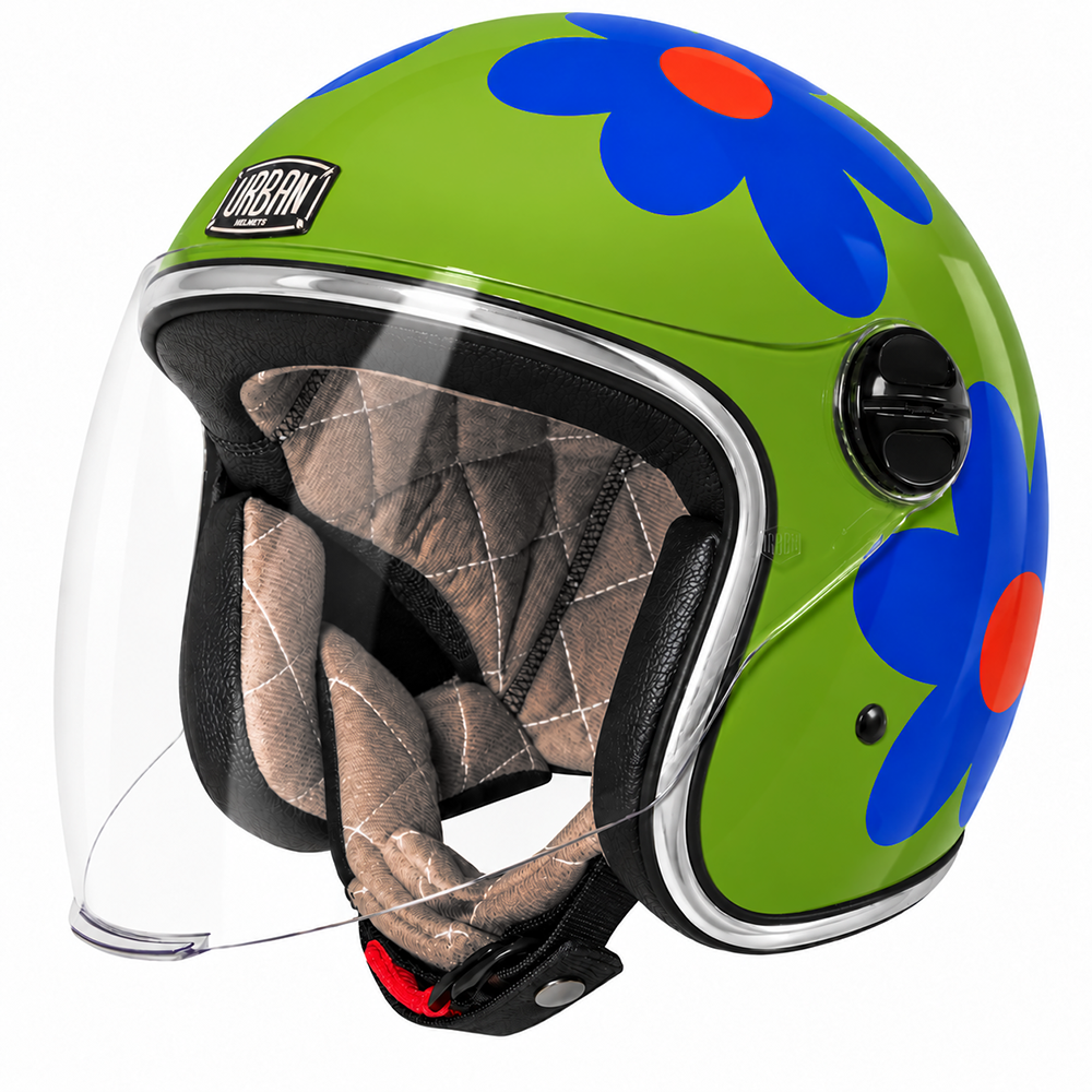 Capacete Urban Tracer S RTM Flowers Verde