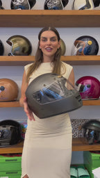 Capacete Urban Cafe Racer Graph-X Grafite