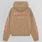 Casaco Urban Hoodie Caramel Rock Skull