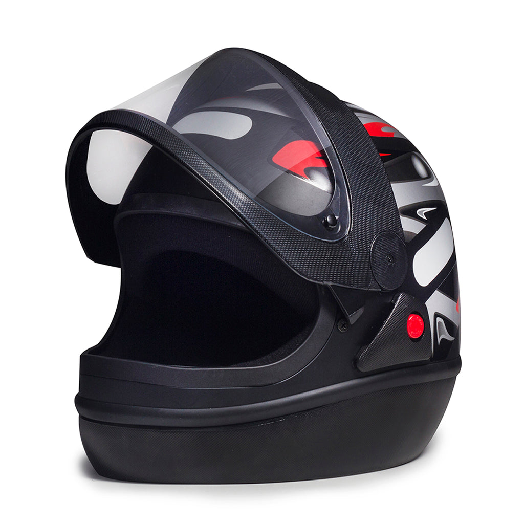 Capacete San Marino Grafic Preto Fosco