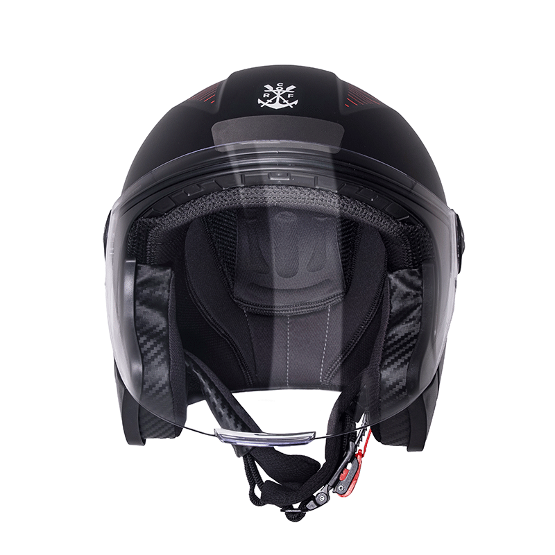 Capacete Joy23 Street Flamengo Preto