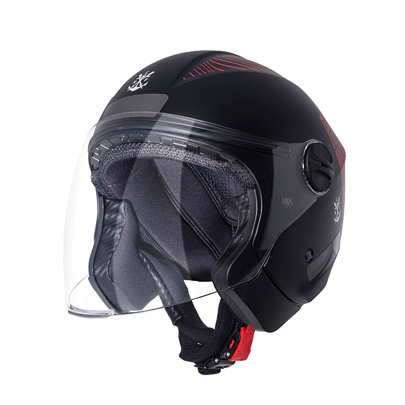 Capacete Joy23 Street Flamengo Preto