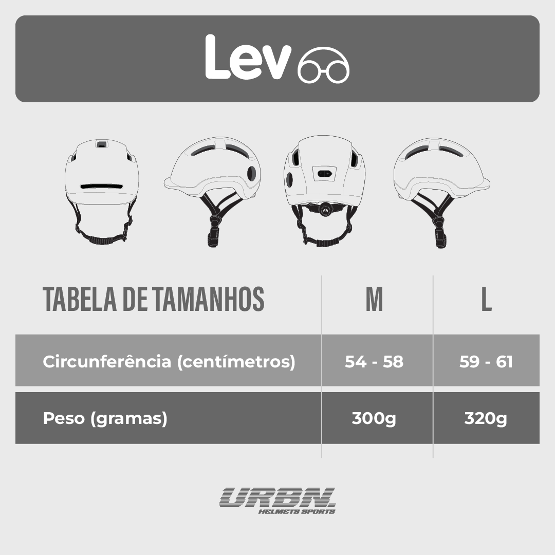 Capacete Urban Sports Lev Bordô