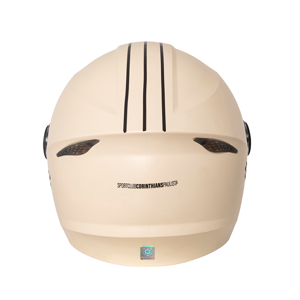 Capacete Joy23 Street Corinthians Bege